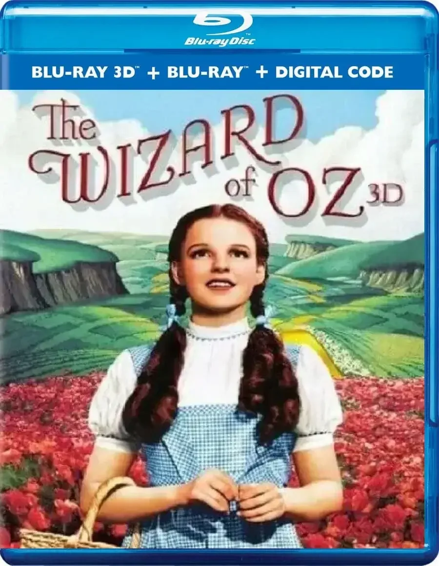 The Wizard of Oz 3D Blu Ray 1939