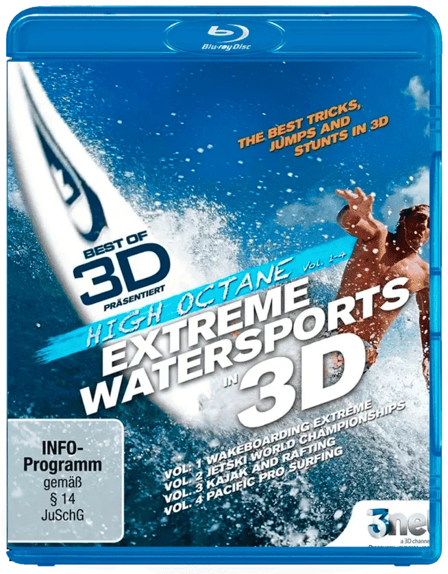 High Octane: Extreme Water Sports in 3D Blu Ray 2015